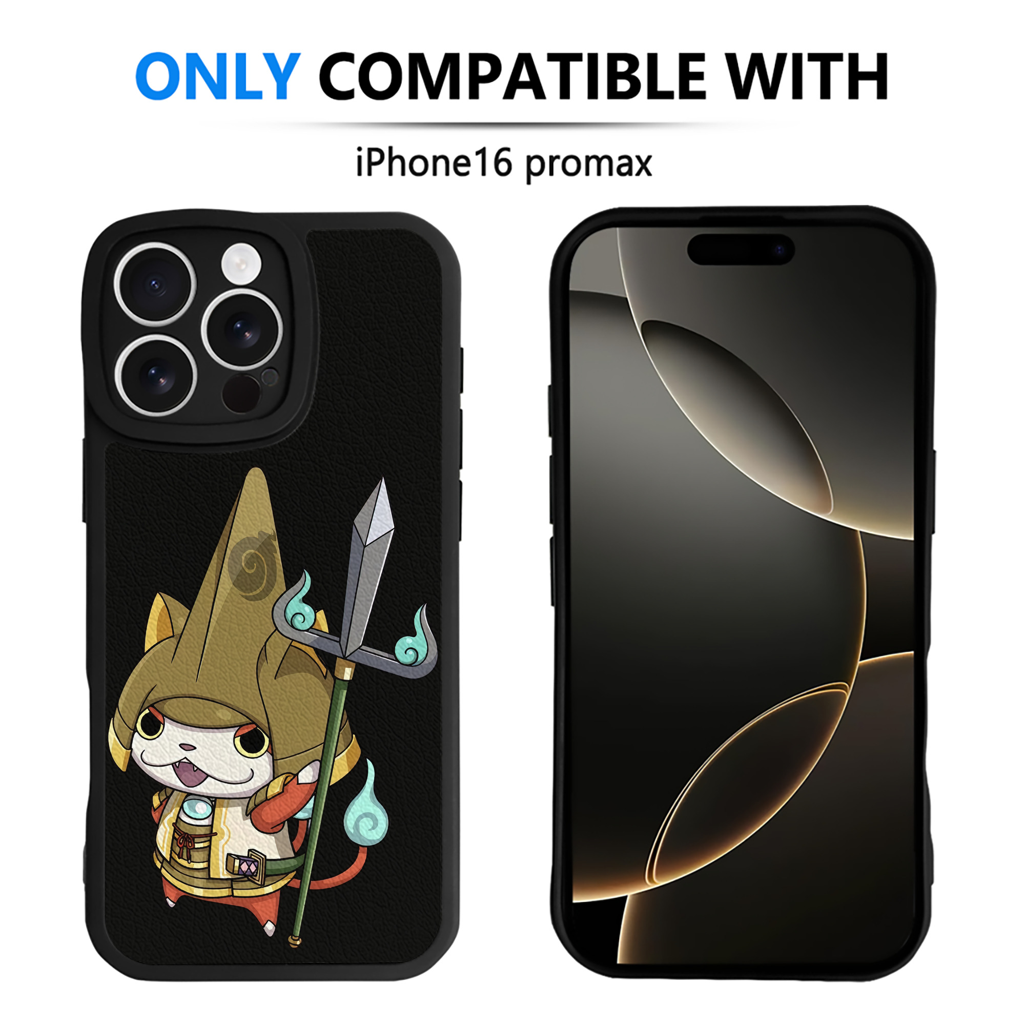 （画像用） 妖怪ウォッチ Yo-kai Watch 【iPhone 16シリーズ対応】シリコンスマホケース（レザー調） 材質：シリコン